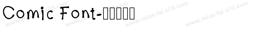 Comic Font字体转换